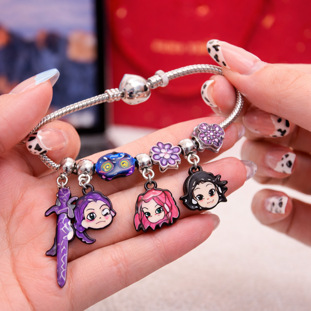 Arla KPop Demon Hunters-Inspired Charm Bracelet